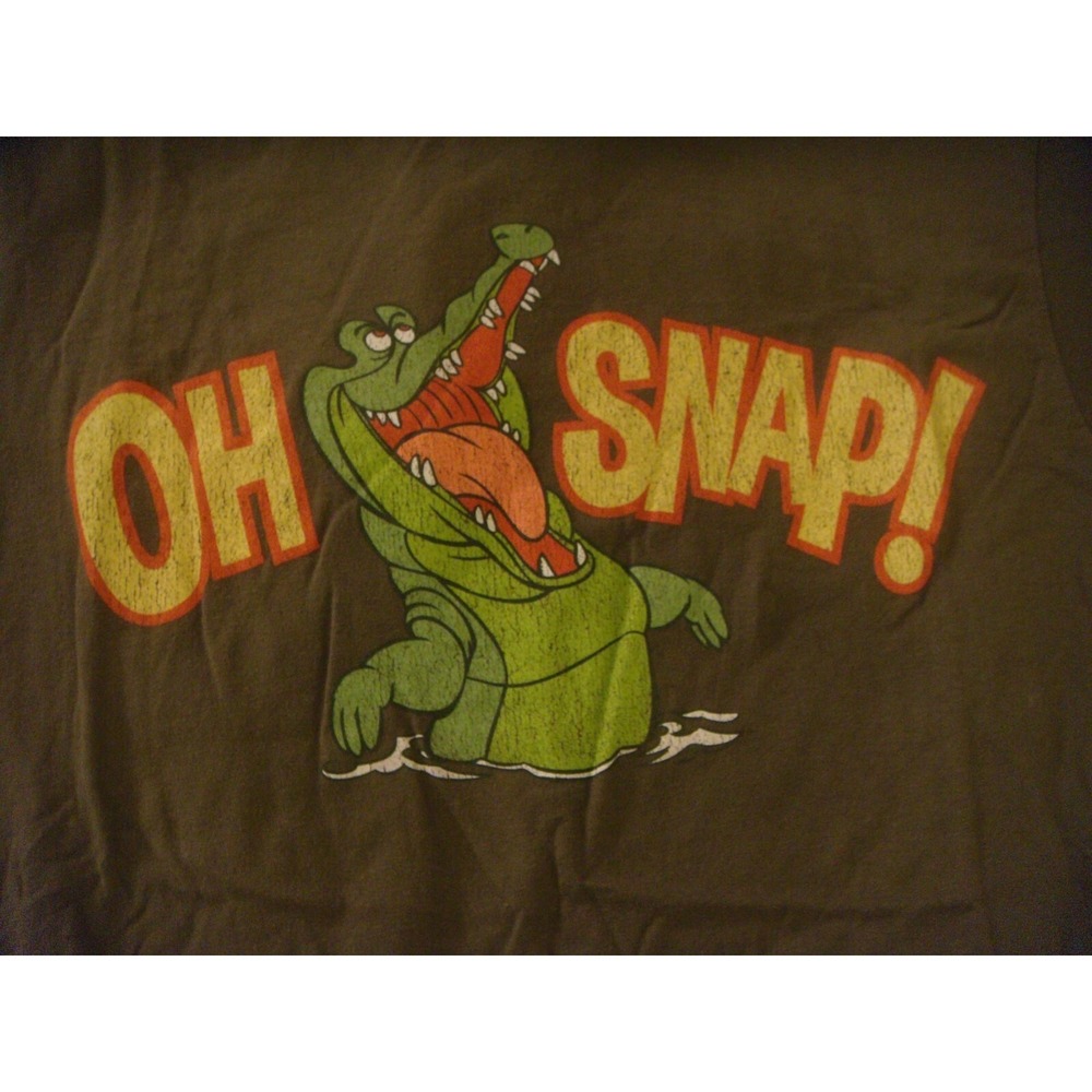 Disneyland Walt Disney world OH SNAP alligator Tic tok the croc? adult S t-shirt